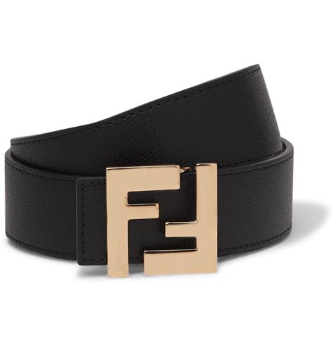 reversible leather fendi belt